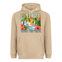 Mushroom find me under the palms Heavyweight Hoodie - MaliasSmallBusiness