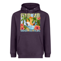 Plum find me under the palms Heavyweight Hoodie - MaliasSmallBusiness