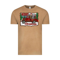 Vintage Camel christmas truck with cows Vintage Tee - RanaPortraitStore
