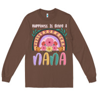 Chestnut happiness is being a nana Long Sleeve Tee - JahusDesignShop