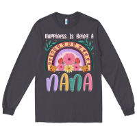 Smoke happiness is being a nana Long Sleeve Tee - JahusDesignShop