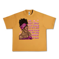 Peanut Butter afro woman cancer Urban Heavy Tee - texasbilliewilder