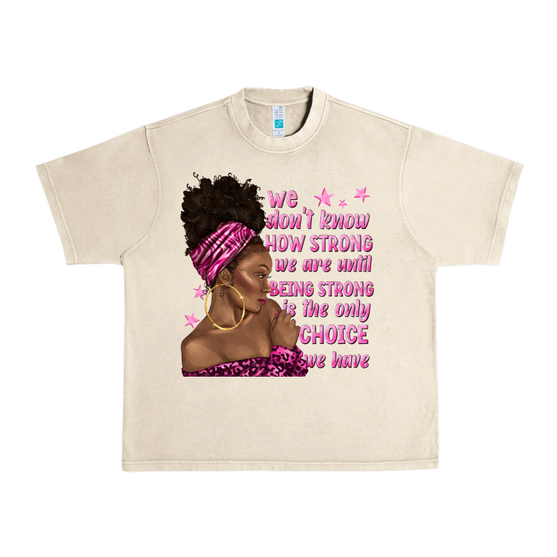 Afro Woman Cancer Urban Heavy Tee by texasbilliewilder | Teevron