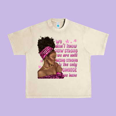 Afro Woman Cancer Urban Heavy Tee Designed By Texasbilliewilder