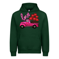 Forest Green valentine's day turck with balloons Urban Hoodie - RanaPortraitStore
