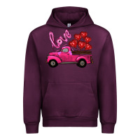 Mauve Wine valentine's day turck with balloons Urban Hoodie - RanaPortraitStore