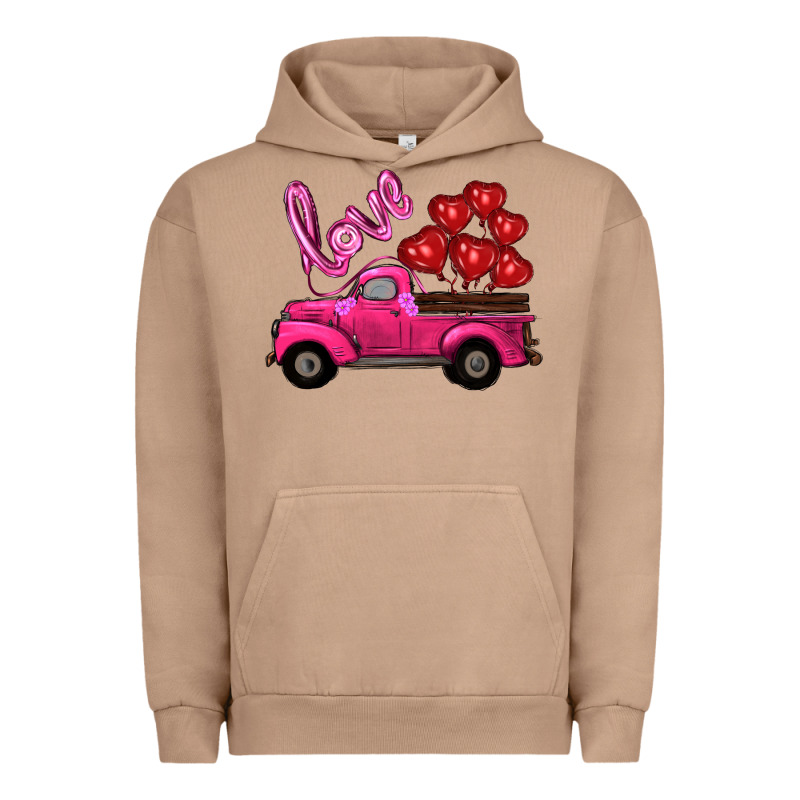 Valentine's Day Turck With Balloons Urban Hoodie by RanaPortraitStore | Teevron