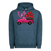 Pigment Midnight Navy valentine's day turck with balloons Urban Hoodie - RanaPortraitStore