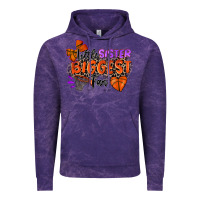 Cloud Purple little sister biggest fan basketball Vintage Hoodie - Zillion Design Studio
