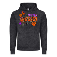 Little Sister Biggest Fan Basketball Vintage Hoodie | Teevron