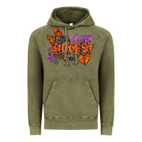 Vintage Olive little sister biggest fan basketball Vintage Hoodie - Zillion Design Studio