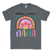 Charcoal Heather happiness is being a nana Classic Tee - JahusDesignShop