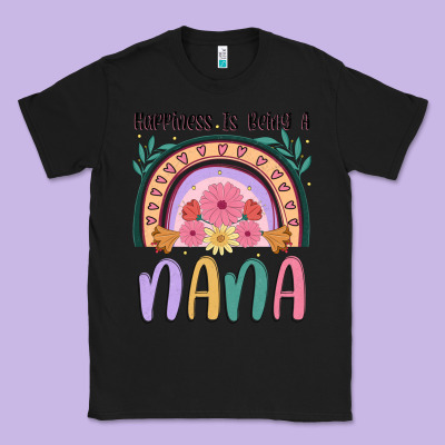 Happiness Is Being A Nana Classic Tee Designed By Jahusdesignshop