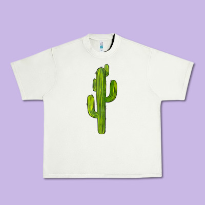 Cactus Urban Heavy Tee Designed By Barkaloodesign