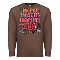 Chestnut in my muscle mommy era Premium Sweatshirt - MaliasSmallBusiness