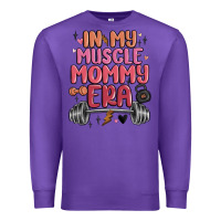 Purple in my muscle mommy era Premium Sweatshirt - MaliasSmallBusiness