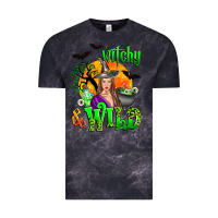 Cloud Black witchy and wild Vintage Tee - Zillion Design Studio