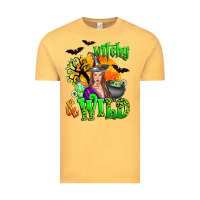 Vintage Mustard witchy and wild Vintage Tee - Zillion Design Studio