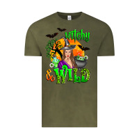 Vintage Olive witchy and wild Vintage Tee - Zillion Design Studio