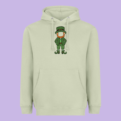 Leprechaun Boy Faceless Heavyweight Hoodie Designed By Maliassmallbusiness