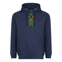 Navy leprechaun boy faceless Heavyweight Hoodie - MaliasSmallBusiness