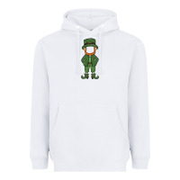White leprechaun boy faceless Heavyweight Hoodie - MaliasSmallBusiness