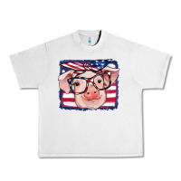 Lunar Rock american flag pig Urban Heavy Tee - RanaPortraitStore