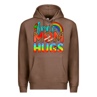 Pride Lgbtq Free Mom Hugs Premium Hoodie | Teevron
