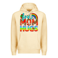 Pina Colada Pride LGBTQ Free Mom Hugs Premium Hoodie - BundleAndBundleShop