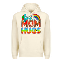 Sandshell Pride LGBTQ Free Mom Hugs Premium Hoodie - BundleAndBundleShop