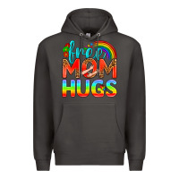 Smoke Pride LGBTQ Free Mom Hugs Premium Hoodie - BundleAndBundleShop