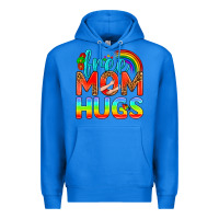 True Royal Pride LGBTQ Free Mom Hugs Premium Hoodie - BundleAndBundleShop