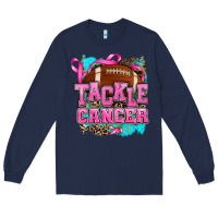 Navy tackle cancer Long Sleeve Tee - AdoDesignShop