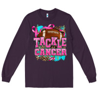 Plum tackle cancer Long Sleeve Tee - AdoDesignShop