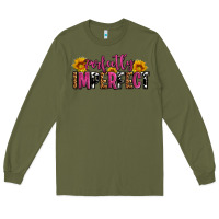 Army Green perfectly imperfect Long Sleeve Tee - AdoDesignShop