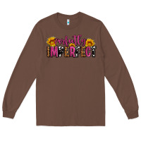 Chestnut perfectly imperfect Long Sleeve Tee - AdoDesignShop