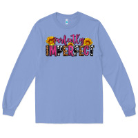 Colony Blue perfectly imperfect Long Sleeve Tee - AdoDesignShop