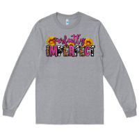 Heather Grey perfectly imperfect Long Sleeve Tee - AdoDesignShop