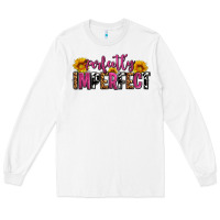 White perfectly imperfect Long Sleeve Tee - AdoDesignShop