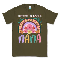 Army Green happiness is being a nana Classic Tee - JahusDesignShop