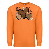 Carrot melanin hearts Premium Sweatshirt - MaliasSmallBusiness