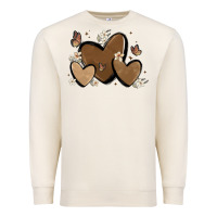 Sandshell melanin hearts Premium Sweatshirt - MaliasSmallBusiness