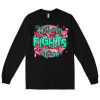 Black nobody fights alone Long Sleeve Tee - AdoDesignShop