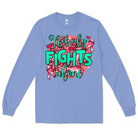 Colony Blue nobody fights alone Long Sleeve Tee - AdoDesignShop