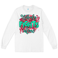 White nobody fights alone Long Sleeve Tee - AdoDesignShop