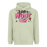 Matcha toddler mode on Heavyweight Hoodie - MaliasSmallBusiness