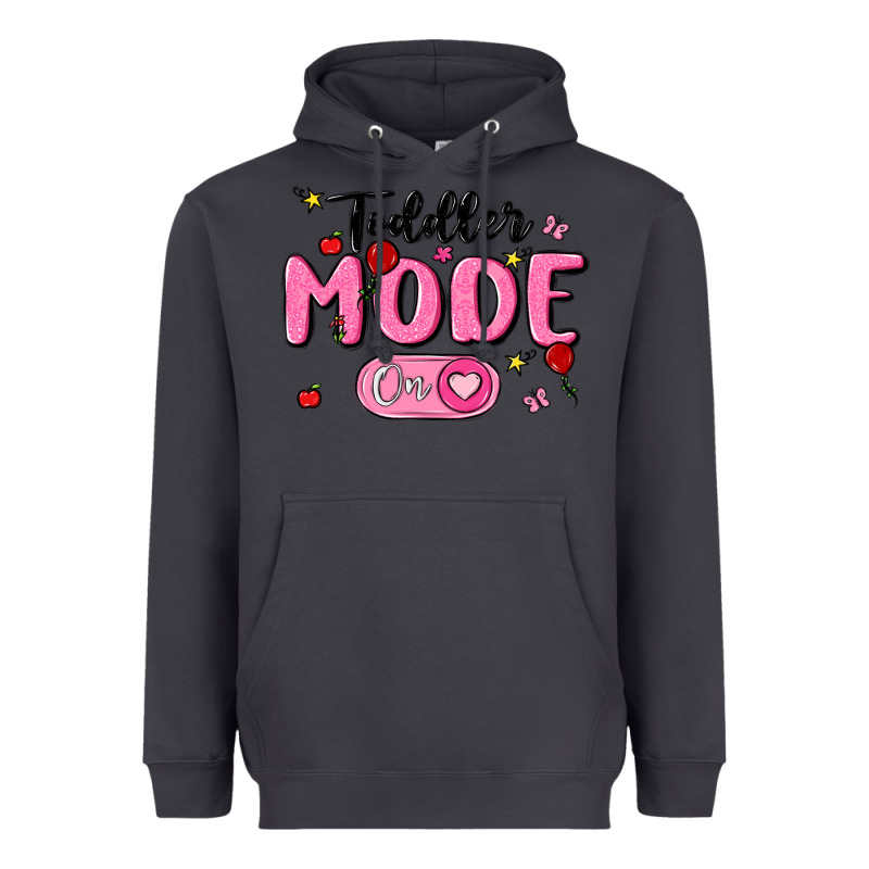 Toddler Mode On Heavyweight Hoodie by MaliasSmallBusiness | Teevron