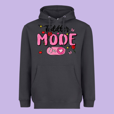 Toddler Mode On Heavyweight Hoodie Designed By Maliassmallbusiness