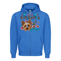 True Royal life is better with a yorkie Zipper Hoodie - Jasminsmagicworld