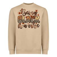 Mushroom being black is a vibe Heavyweight Sweatshirt - Zillion Design Studio